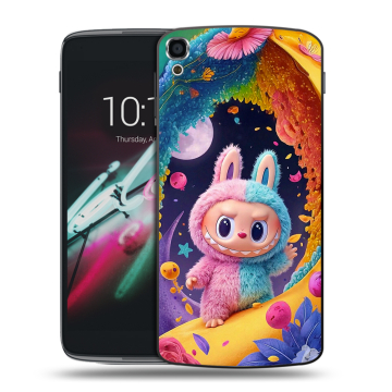 Пластиковый чехол на Alcatel One Touch Idol 3 (5.5) с принтом Labubu Лабубу Пластиковый чехол на Alcatel One Touch Idol 3 (5.5) с принтом Labubu Лабубу