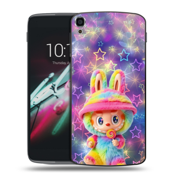 Пластиковый чехол на Alcatel One Touch Idol 3 (5.5) с принтом Labubu Лабубу