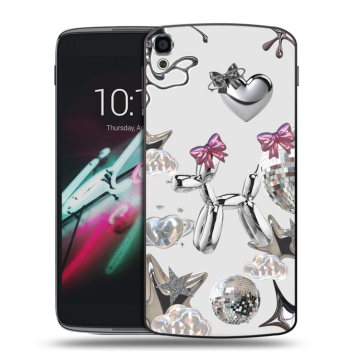Пластиковый чехол на Alcatel One Touch Idol 3 (5.5) с принтом Y2K