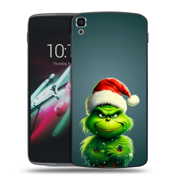 Пластиковый чехол на Alcatel One Touch Idol 3 (5.5) с принтом Новый год
