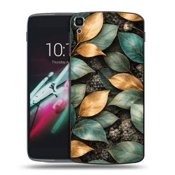 Пластиковый чехол на Alcatel One Touch Idol 3 (5.5) с принтом женский