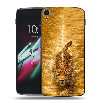 Пластиковый чехол на Alcatel One Touch Idol 3 (5.5) с принтом женский Пластиковый чехол на Alcatel One Touch Idol 3 (5.5) с принтом женский