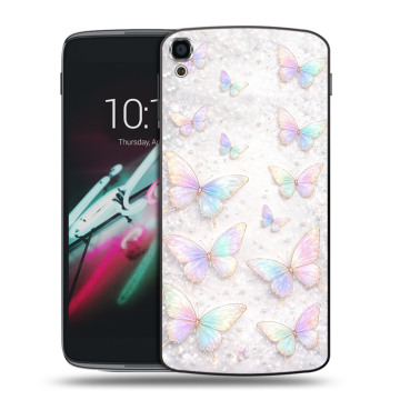 Пластиковый чехол на Alcatel One Touch Idol 3 (5.5) с принтом женский Пластиковый чехол на Alcatel One Touch Idol 3 (5.5) с принтом женский