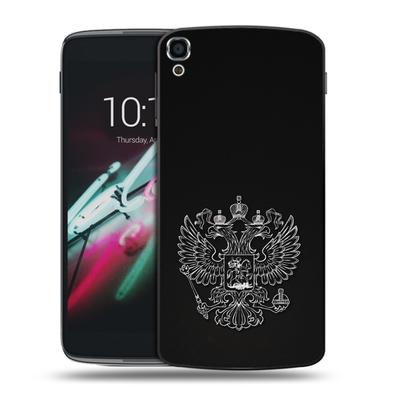 Пластиковый чехол на Alcatel One Touch Idol 3 (5.5) с принтом Герб России Пластиковый чехол на Alcatel One Touch Idol 3 (5.5) с принтом Герб России