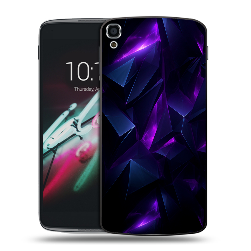 Пластиковый чехол на Alcatel One Touch Idol 3 (5.5) с принтом Абстракиция Пластиковый чехол на Alcatel One Touch Idol 3 (5.5) с принтом Абстракиция