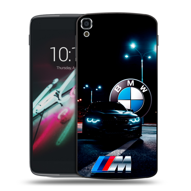 Пластиковый чехол на Alcatel One Touch Idol 3 (5.5) с принтом БМВ BMW Пластиковый чехол на Alcatel One Touch Idol 3 (5.5) с принтом БМВ BMW
