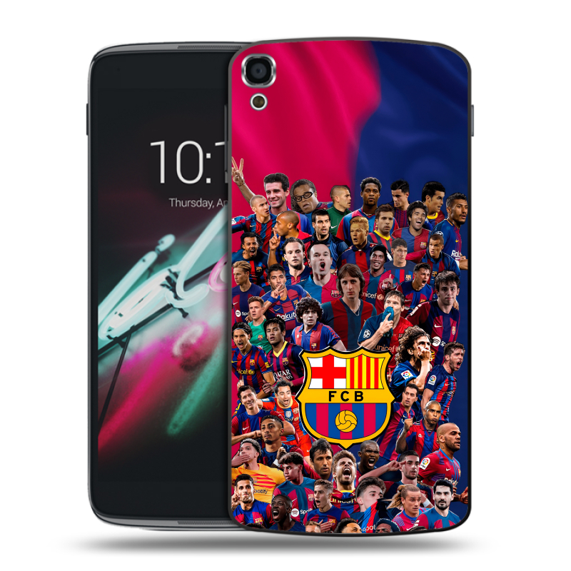 Пластиковый чехол на Alcatel One Touch Idol 3 (5.5) с принтом Барселона Barcelona Пластиковый чехол на Alcatel One Touch Idol 3 (5.5) с принтом Барселона Barcelona