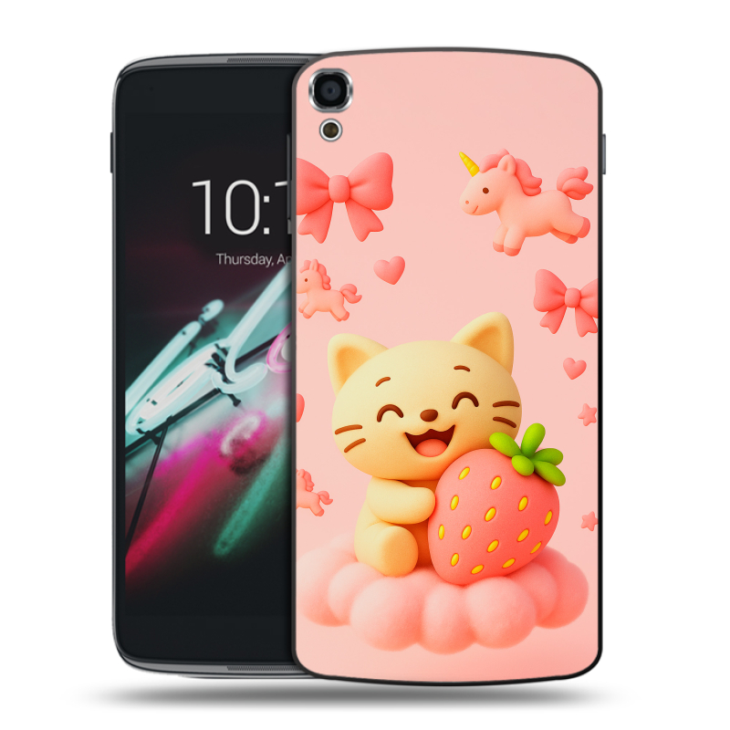 Пластиковый чехол на Alcatel One Touch Idol 3 (5.5) с принтом для девочек Пластиковый чехол на Alcatel One Touch Idol 3 (5.5) с принтом для девочек