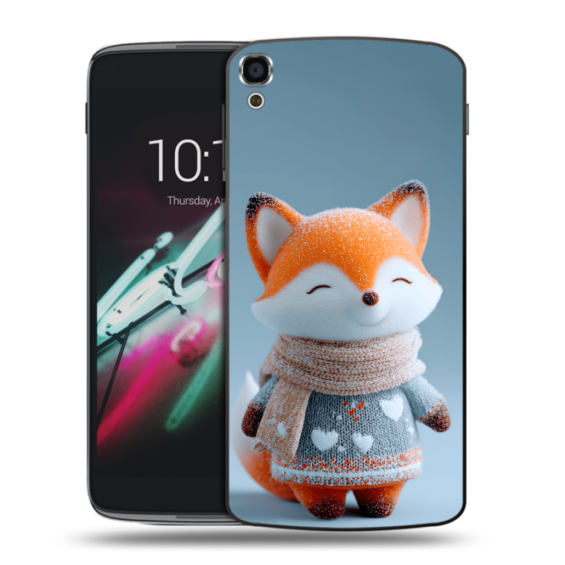 Пластиковый чехол на Alcatel One Touch Idol 3 (5.5) с принтом Лиса Пластиковый чехол на Alcatel One Touch Idol 3 (5.5) с принтом Лиса