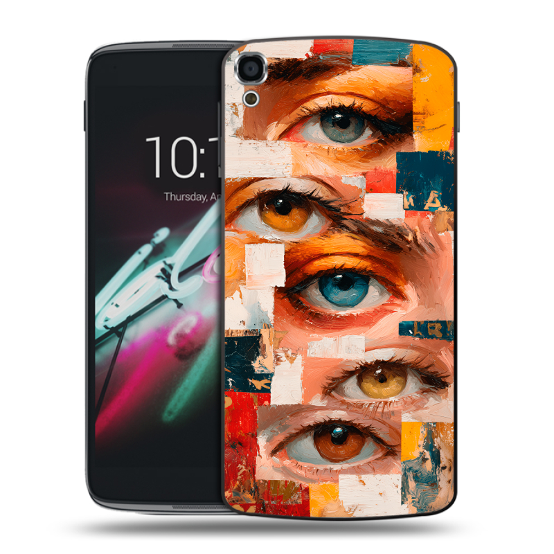 Пластиковый чехол на Alcatel One Touch Idol 3 (5.5) с принтом Модный принт Пластиковый чехол на Alcatel One Touch Idol 3 (5.5) с принтом Модный принт