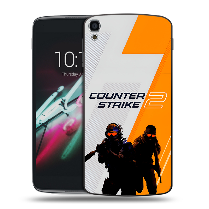 Пластиковый чехол на Alcatel One Touch Idol 3 (5.5) с принтом Counter Strike Пластиковый чехол на Alcatel One Touch Idol 3 (5.5) с принтом Counter Strike