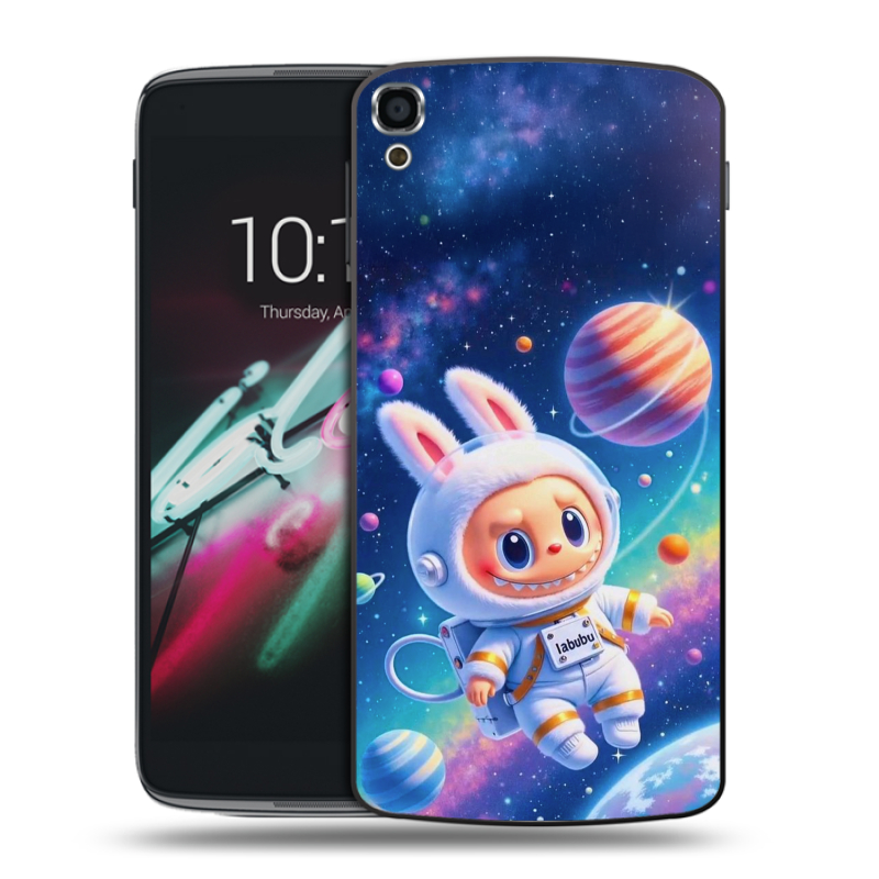 Пластиковый чехол на Alcatel One Touch Idol 3 (5.5) с принтом Labubu Лабубу Пластиковый чехол на Alcatel One Touch Idol 3 (5.5) с принтом Labubu Лабубу