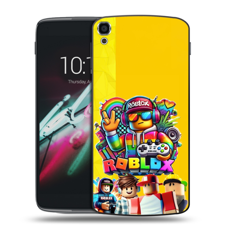 Пластиковый чехол на Alcatel One Touch Idol 3 (5.5) с принтом Roblox Роблокс Пластиковый чехол на Alcatel One Touch Idol 3 (5.5) с принтом Roblox Роблокс