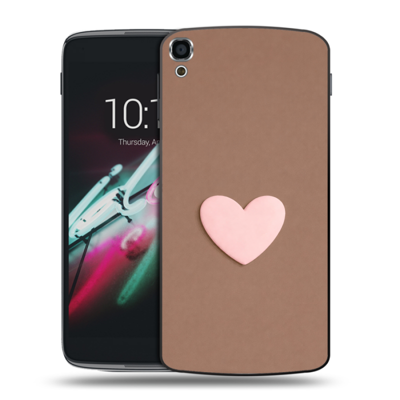 Пластиковый чехол на Alcatel One Touch Idol 3 (5.5) с принтом женский Пластиковый чехол на Alcatel One Touch Idol 3 (5.5) с принтом женский