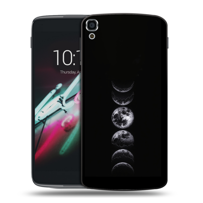 Пластиковый чехол на Alcatel One Touch Idol 3 (5.5) с принтом женский Пластиковый чехол на Alcatel One Touch Idol 3 (5.5) с принтом женский