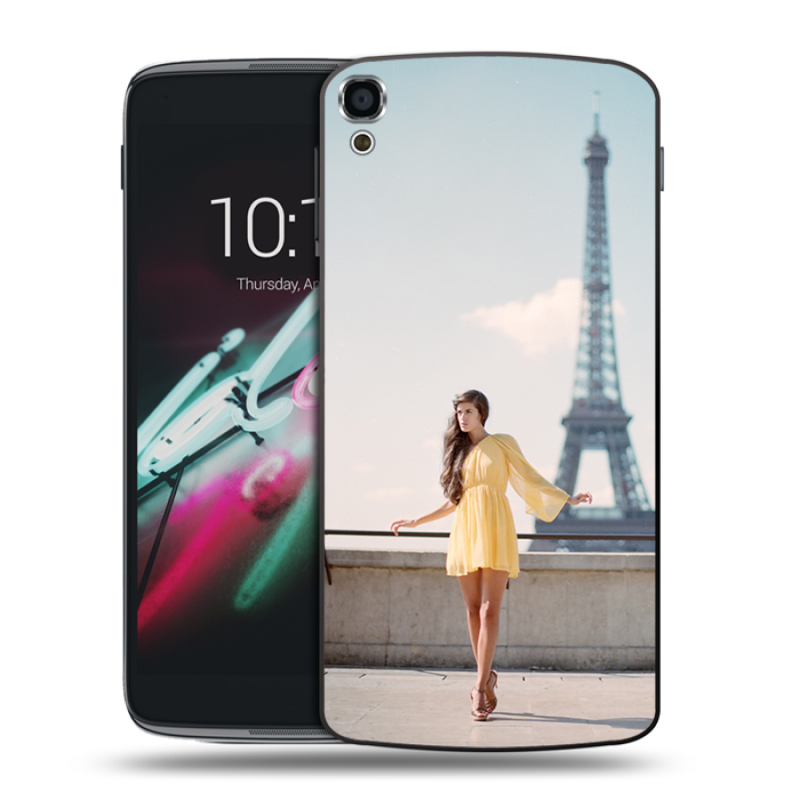 Пластиковый чехол на Alcatel One Touch Idol 3 (5.5) с принтом Париж Пластиковый чехол на Alcatel One Touch Idol 3 (5.5) с принтом Париж