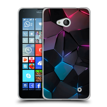 Пластиковый чехол на Microsoft Lumia 640 с принтом Геометрия неона Пластиковый чехол на Microsoft Lumia 640 с принтом Геометрия неона