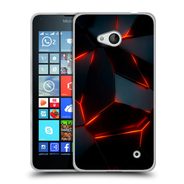 Пластиковый чехол на Microsoft Lumia 640 с принтом Яркие абстракции