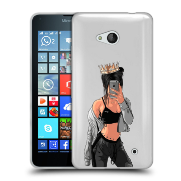 Пластиковый чехол на Microsoft Lumia 640 с принтом Женские принты Пластиковый чехол на Microsoft Lumia 640 с принтом Женские принты