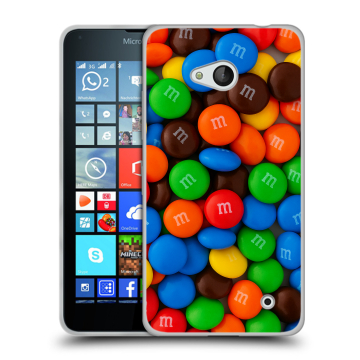 Пластиковый чехол на Microsoft Lumia 640 с принтом Конфеты