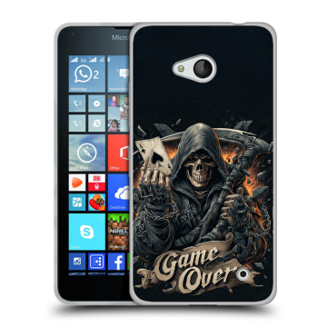 Пластиковый чехол на Microsoft Lumia 640 с принтом Скелет карты Пластиковый чехол на Microsoft Lumia 640 с принтом Скелет карты