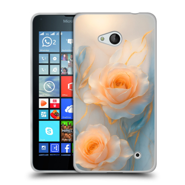 Пластиковый чехол на Microsoft Lumia 640 с принтом Женский
