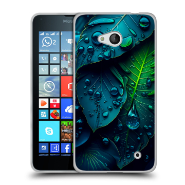 Пластиковый чехол на Microsoft Lumia 640 с принтом Листья Пластиковый чехол на Microsoft Lumia 640 с принтом Листья