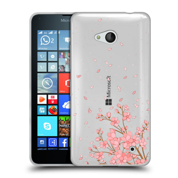 Пластиковый чехол на Microsoft Lumia 640 с принтом Ветка сакуры Пластиковый чехол на Microsoft Lumia 640 с принтом Ветка сакуры