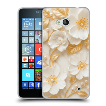 Пластиковый чехол на Microsoft Lumia 640 с принтом Цветы Пластиковый чехол на Microsoft Lumia 640 с принтом Цветы