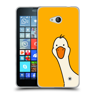 Пластиковый чехол на Microsoft Lumia 640 с принтом Утка