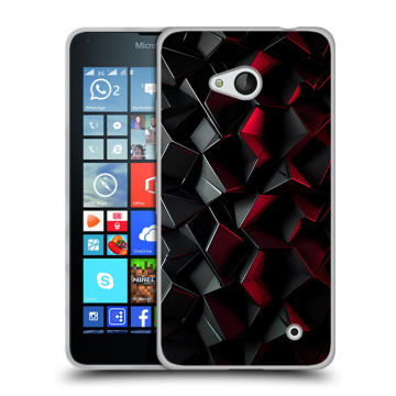 Пластиковый чехол на Microsoft Lumia 640 с принтом Абстракция