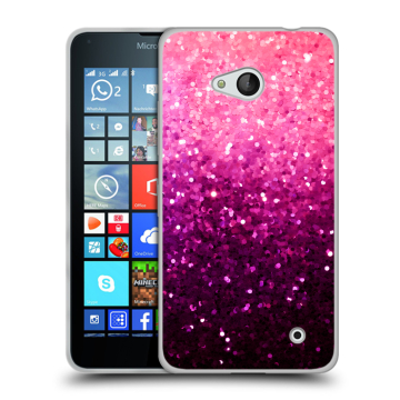 Пластиковый чехол на Microsoft Lumia 640 с принтом Блестки Пластиковый чехол на Microsoft Lumia 640 с принтом Блестки