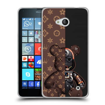 Пластиковый чехол на Microsoft Lumia 640 с принтом Луи робот Пластиковый чехол на Microsoft Lumia 640 с принтом Луи робот
