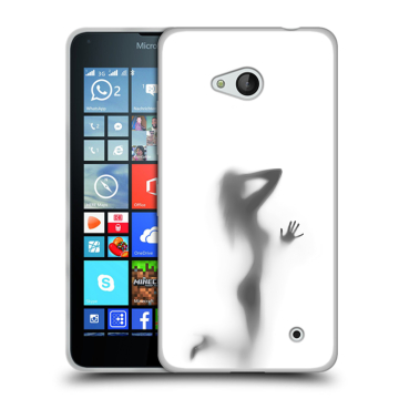 Пластиковый чехол на Microsoft Lumia 640 с принтом Силуэт