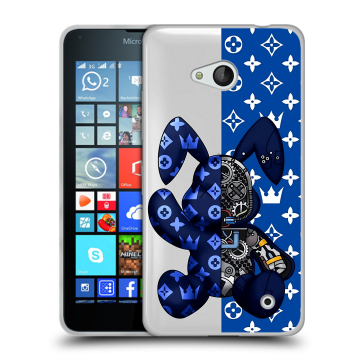 Пластиковый чехол на Microsoft Lumia 640 с принтом Луи робот Пластиковый чехол на Microsoft Lumia 640 с принтом Луи робот