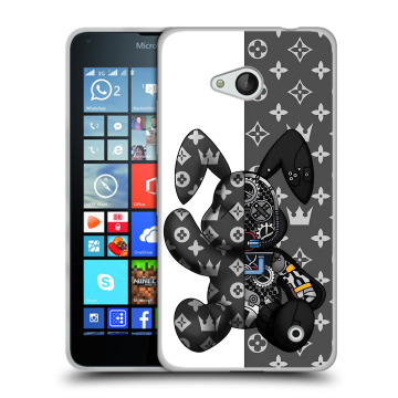 Пластиковый чехол на Microsoft Lumia 640 с принтом Луи робот Пластиковый чехол на Microsoft Lumia 640 с принтом Луи робот