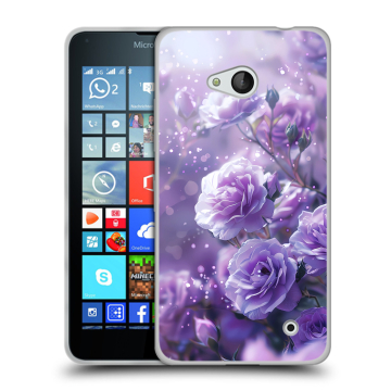 Пластиковый чехол на Microsoft Lumia 640 с принтом Розы цветы Пластиковый чехол на Microsoft Lumia 640 с принтом Розы цветы