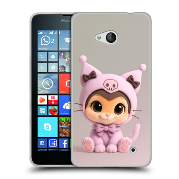 Пластиковый чехол на Microsoft Lumia 640 с принтом Куроми Kuromi Пластиковый чехол на Microsoft Lumia 640 с принтом Куроми Kuromi