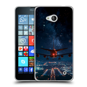 Пластиковый чехол на Microsoft Lumia 640 с принтом самолет Пластиковый чехол на Microsoft Lumia 640 с принтом самолет
