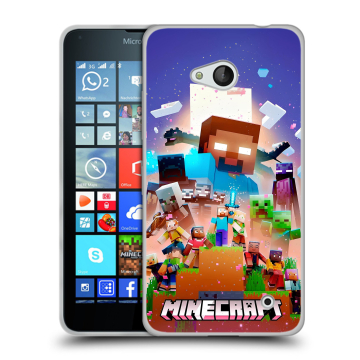 Пластиковый чехол на Microsoft Lumia 640 с принтом Майнкрафт Minecraft Пластиковый чехол на Microsoft Lumia 640 с принтом Майнкрафт Minecraft