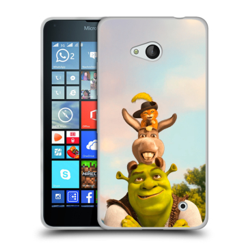 Пластиковый чехол на Microsoft Lumia 640 с принтом Шрек Shrek