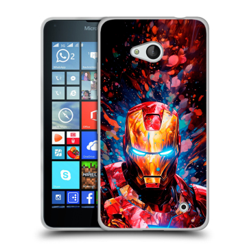 Пластиковый чехол на Microsoft Lumia 640 с принтом Железный человек Ironman Пластиковый чехол на Microsoft Lumia 640 с принтом Железный человек Ironman