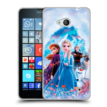 Пластиковый чехол на Microsoft Lumia 640 с принтом Холодное сердце Frozen Пластиковый чехол на Microsoft Lumia 640 с принтом Холодное сердце Frozen