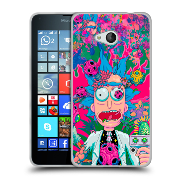Пластиковый чехол на Microsoft Lumia 640 с принтом Рик и Морти Rick Morty Пластиковый чехол на Microsoft Lumia 640 с принтом Рик и Морти Rick Morty