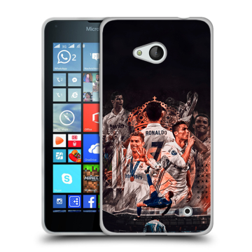 Пластиковый чехол на Microsoft Lumia 640 с принтом Реал Роналдо Real Ronaldo
