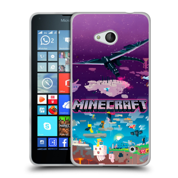 Пластиковый чехол на Microsoft Lumia 640 с принтом Майнкрафт Minecraft Пластиковый чехол на Microsoft Lumia 640 с принтом Майнкрафт Minecraft