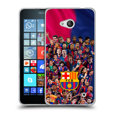 Пластиковый чехол на Microsoft Lumia 640 с принтом Барселона Barcelona