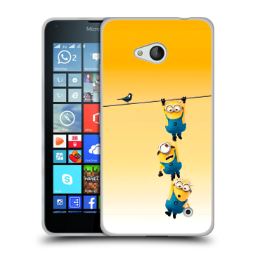Пластиковый чехол на Microsoft Lumia 640 с принтом Миньоны Пластиковый чехол на Microsoft Lumia 640 с принтом Миньоны