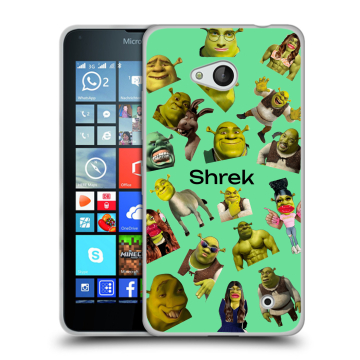 Пластиковый чехол на Microsoft Lumia 640 с принтом Шрек Shrek