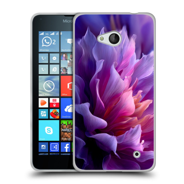 Пластиковый чехол на Microsoft Lumia 640 с принтом женский цветы